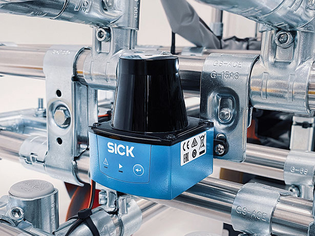 Towing AGV Sick sensor AGV