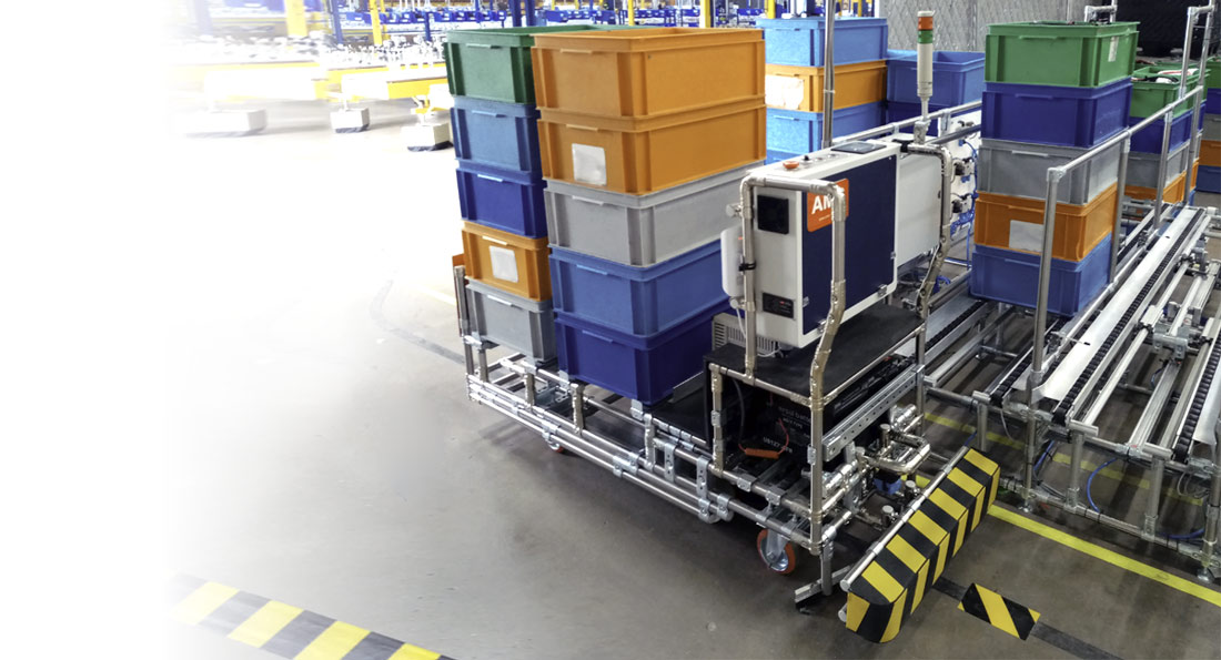 agv sliding racks